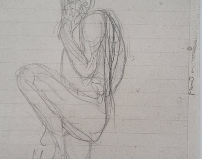 Auguste RODIN : Ugolin - Gravure