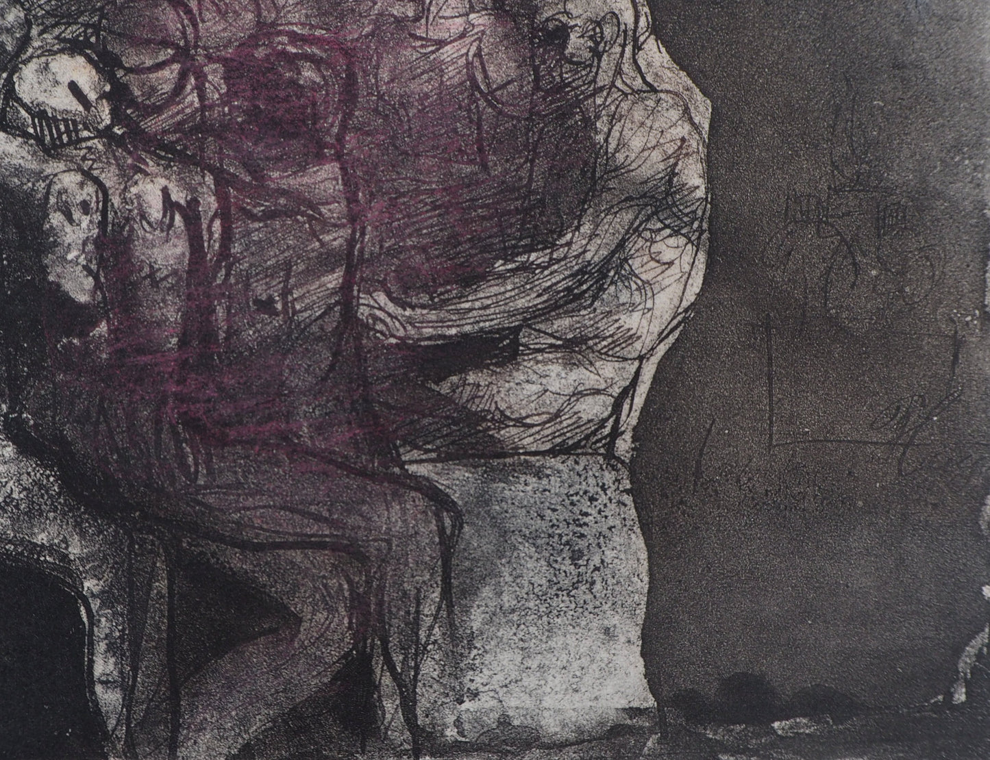 Auguste RODIN : La création - Gravure