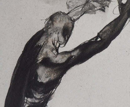 Auguste RODIN : Homme en noir - Gravure