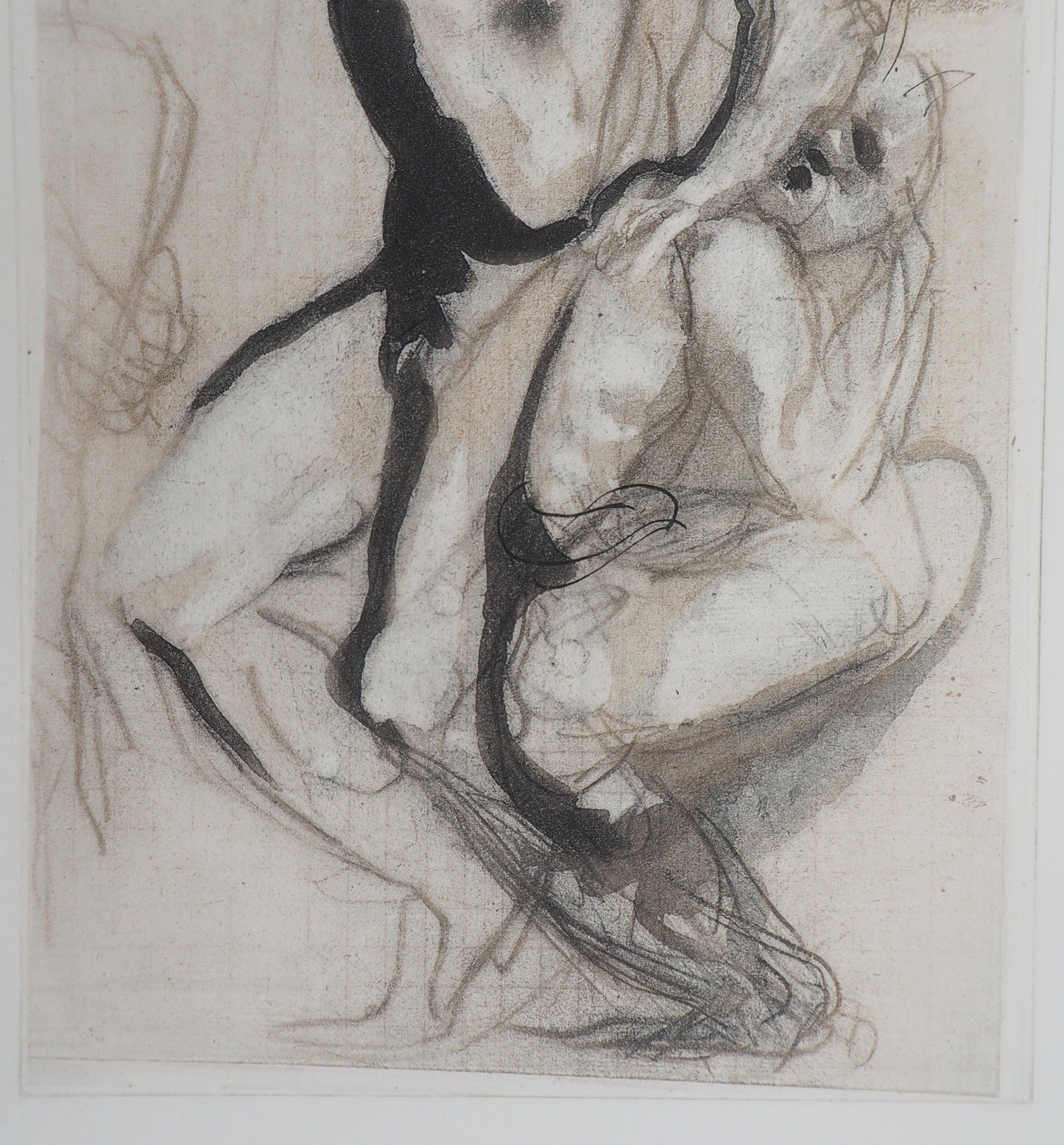 Auguste RODIN : Groupe d’hommes - Gravure