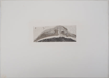 Auguste RODIN : Attaché au rocher - Gravure