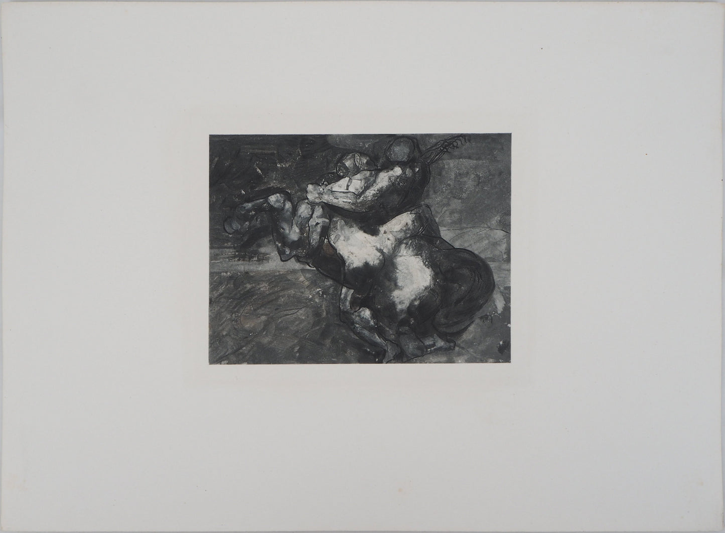 Auguste RODIN : La force et la ruse - Gravure