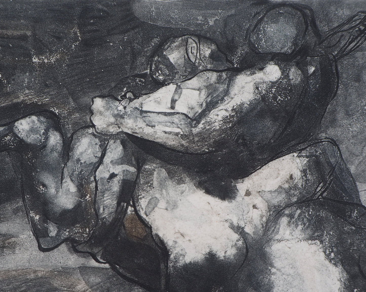 Auguste RODIN : La force et la ruse - Gravure