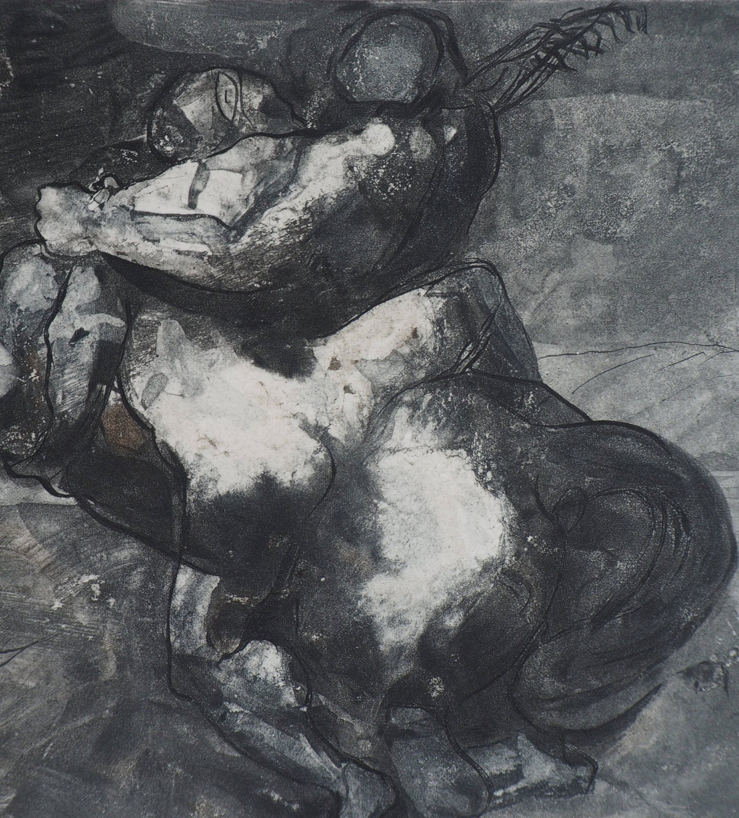 Auguste RODIN : La force et la ruse - Gravure