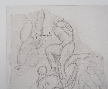 Auguste RODIN : Prométhée - Gravure