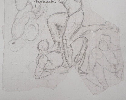 Auguste RODIN : Prométhée - Gravure