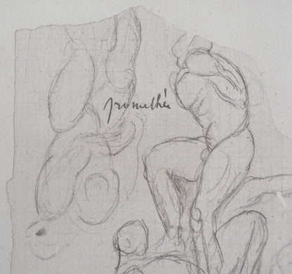 Auguste RODIN : Prométhée - Gravure