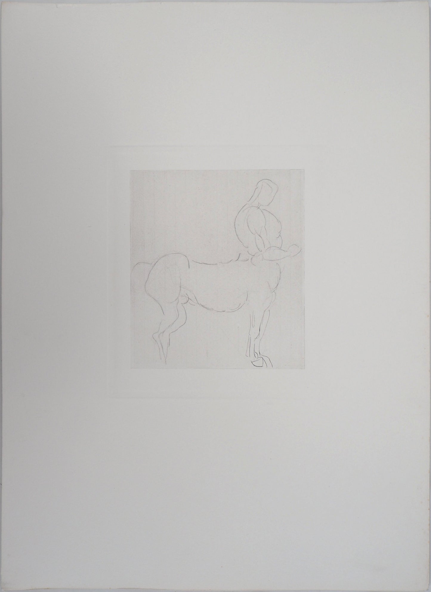Auguste RODIN : Centaure - Gravure