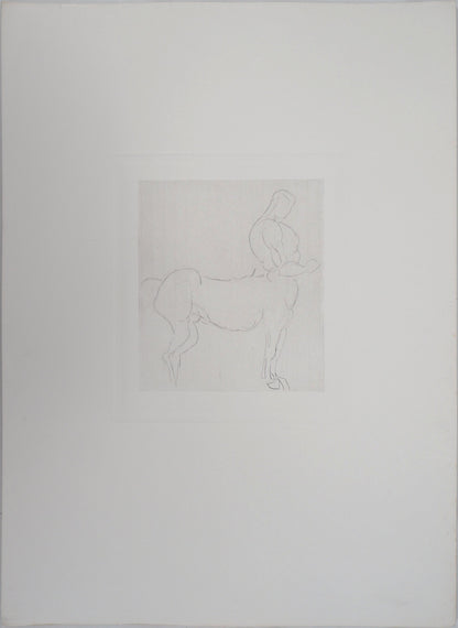 Auguste RODIN : Centaure - Gravure