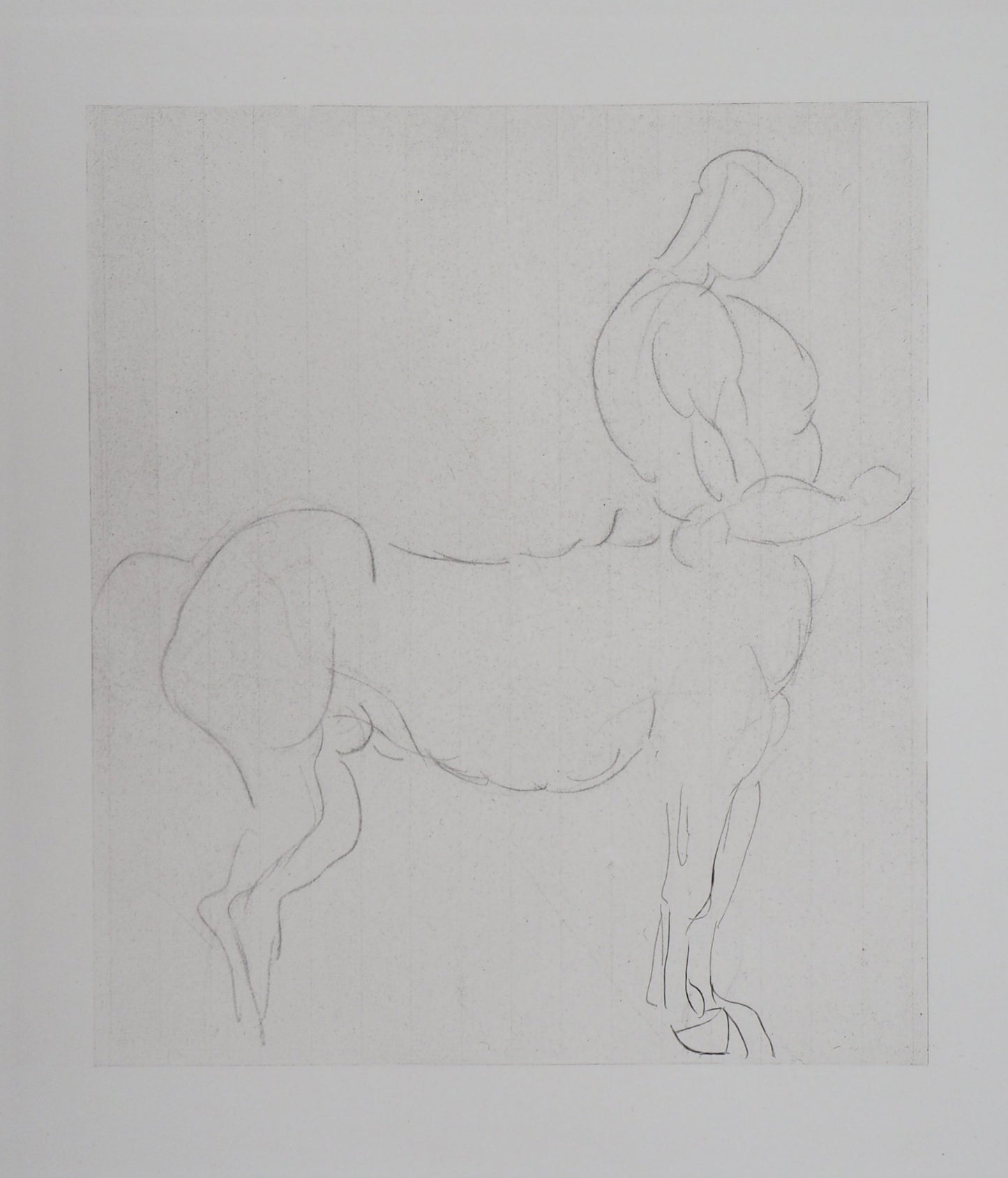 Auguste RODIN : Centaure - Gravure