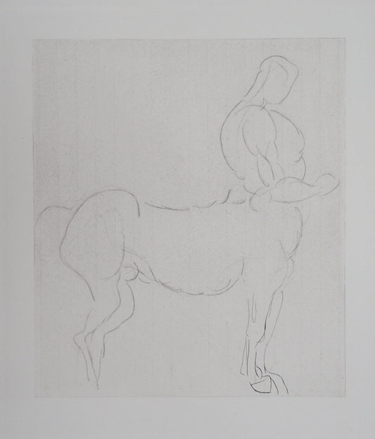 Auguste RODIN : Centaure - Gravure