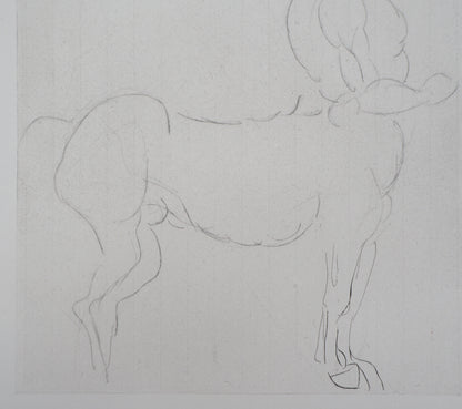 Auguste RODIN : Centaure - Gravure