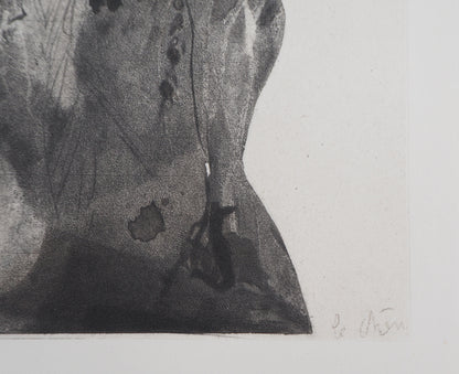 Auguste RODIN : Ugolin emprisonné - Gravure
