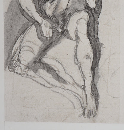 Auguste RODIN : Cerbère - Gravure