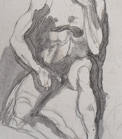 Auguste RODIN : Cerbère - Gravure