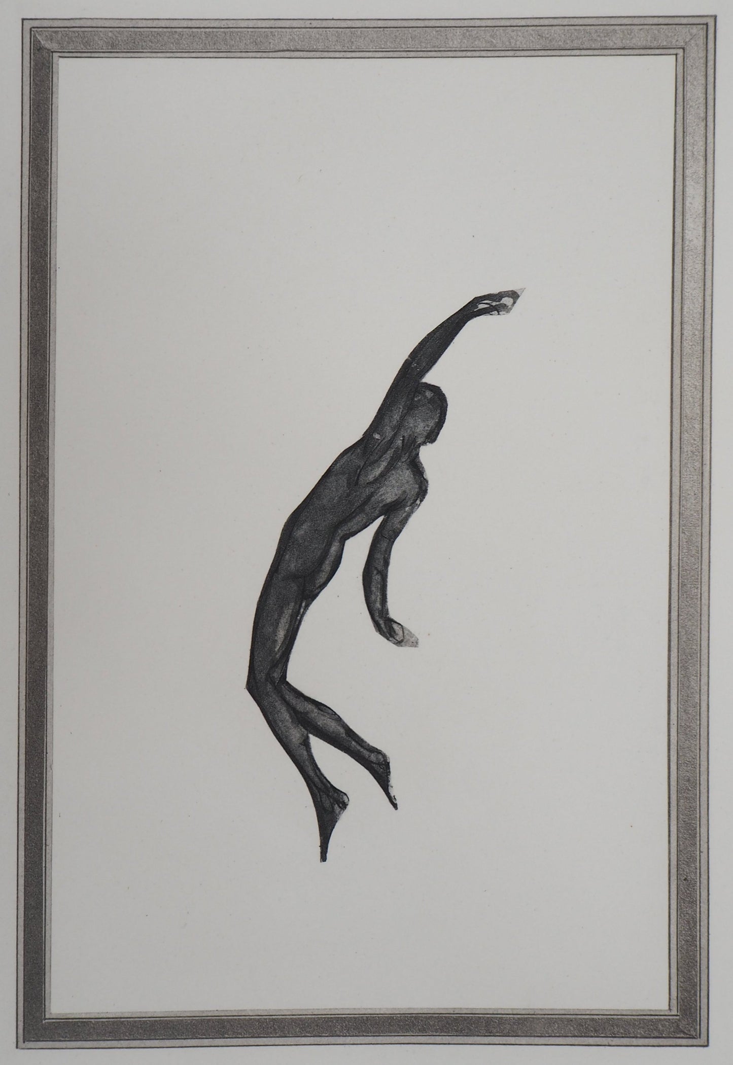 Auguste RODIN : Démon dans l’espace - Gravure