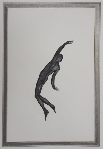 Auguste RODIN : Démon dans l’espace - Gravure