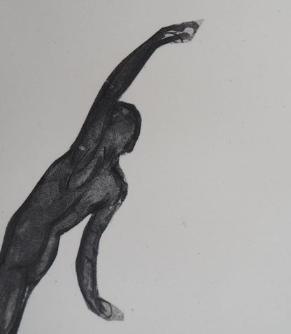 Auguste RODIN : Démon dans l’espace - Gravure