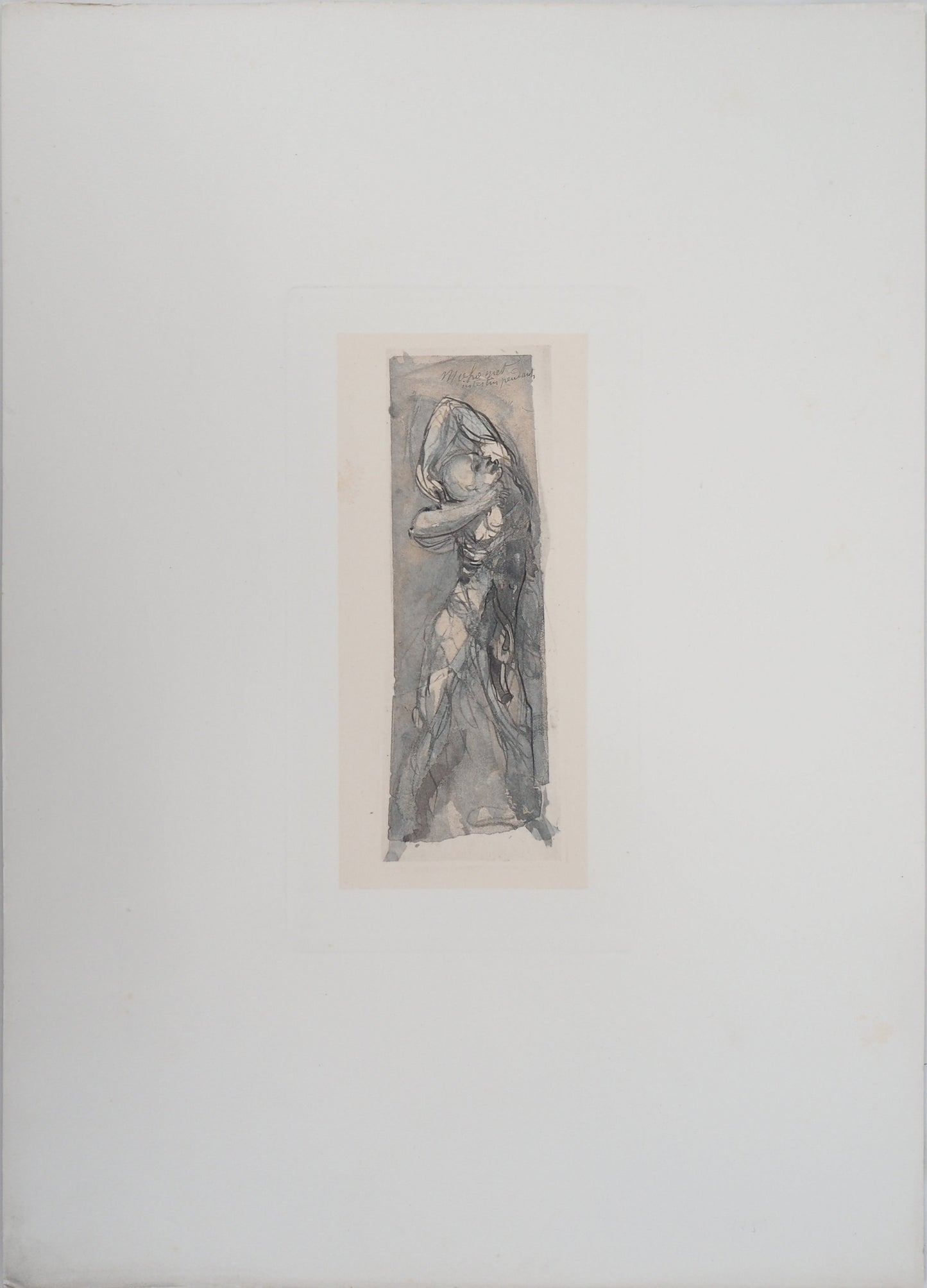 Auguste RODIN : Les hérésiarques - Gravure