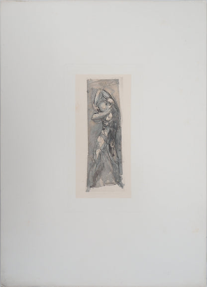 Auguste RODIN : Les hérésiarques - Gravure