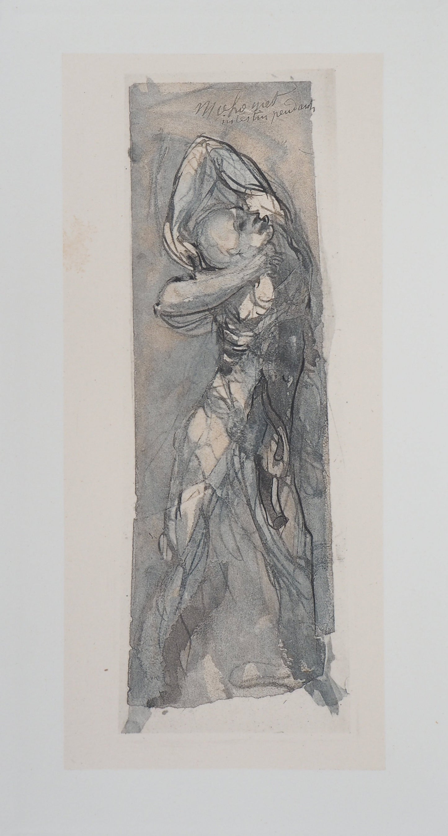 Auguste RODIN : Les hérésiarques - Gravure