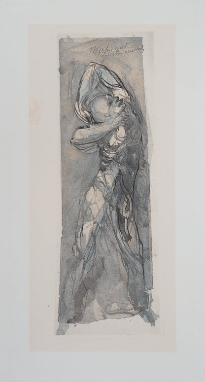 Auguste RODIN : Les hérésiarques - Gravure