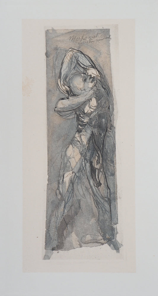 Auguste RODIN : Les hérésiarques - Gravure