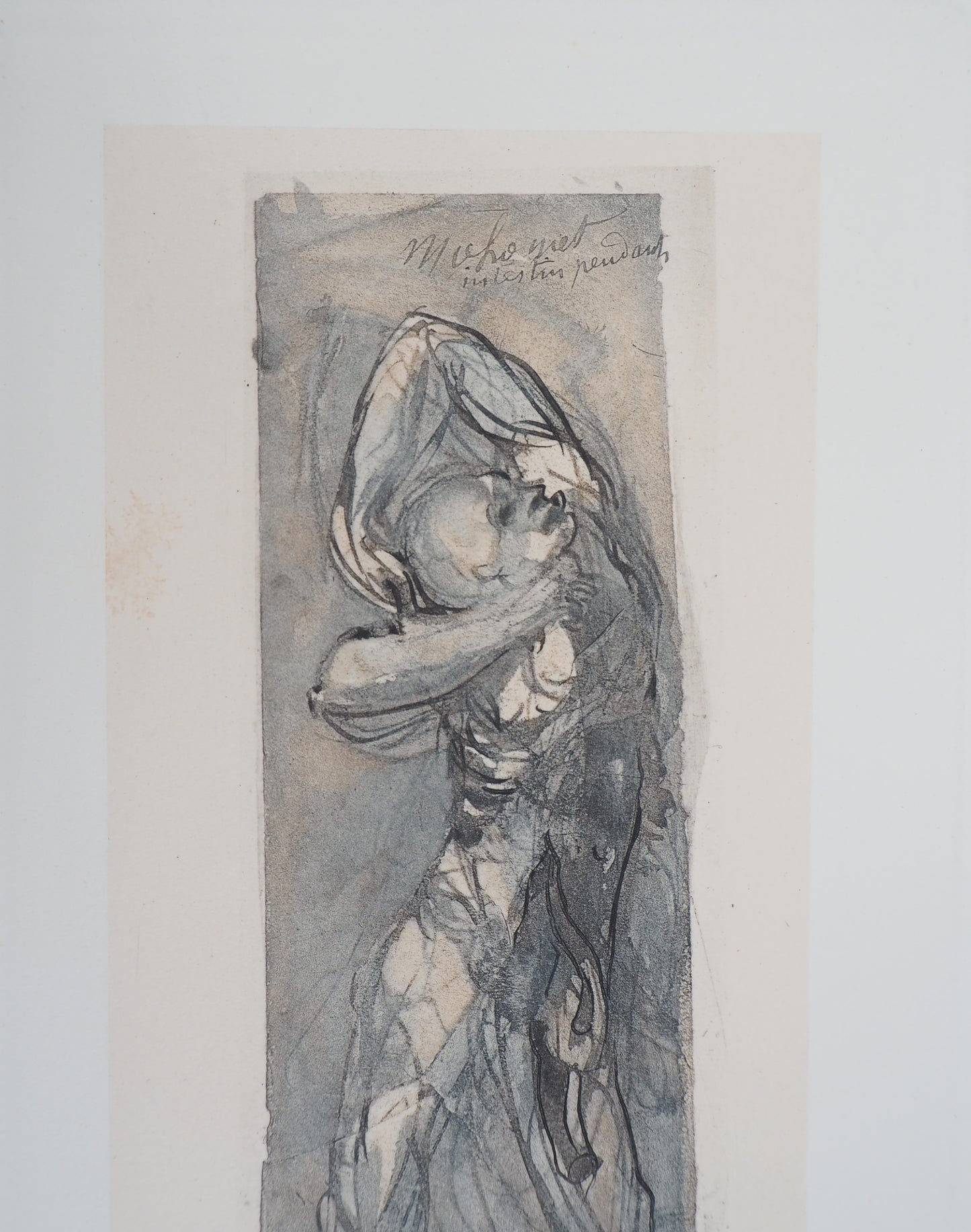 Auguste RODIN : Les hérésiarques - Gravure