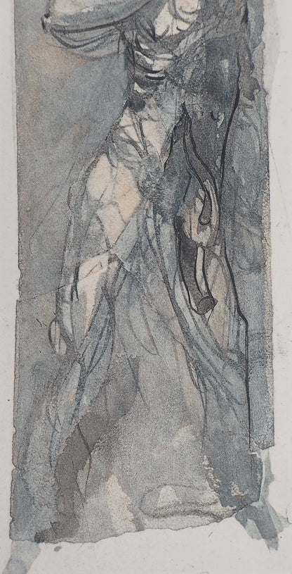 Auguste RODIN : Les hérésiarques - Gravure