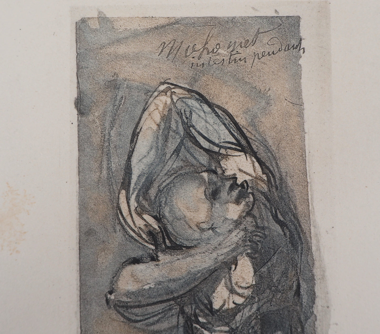Auguste RODIN : Les hérésiarques - Gravure