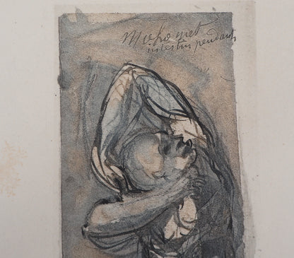Auguste RODIN : Les hérésiarques - Gravure