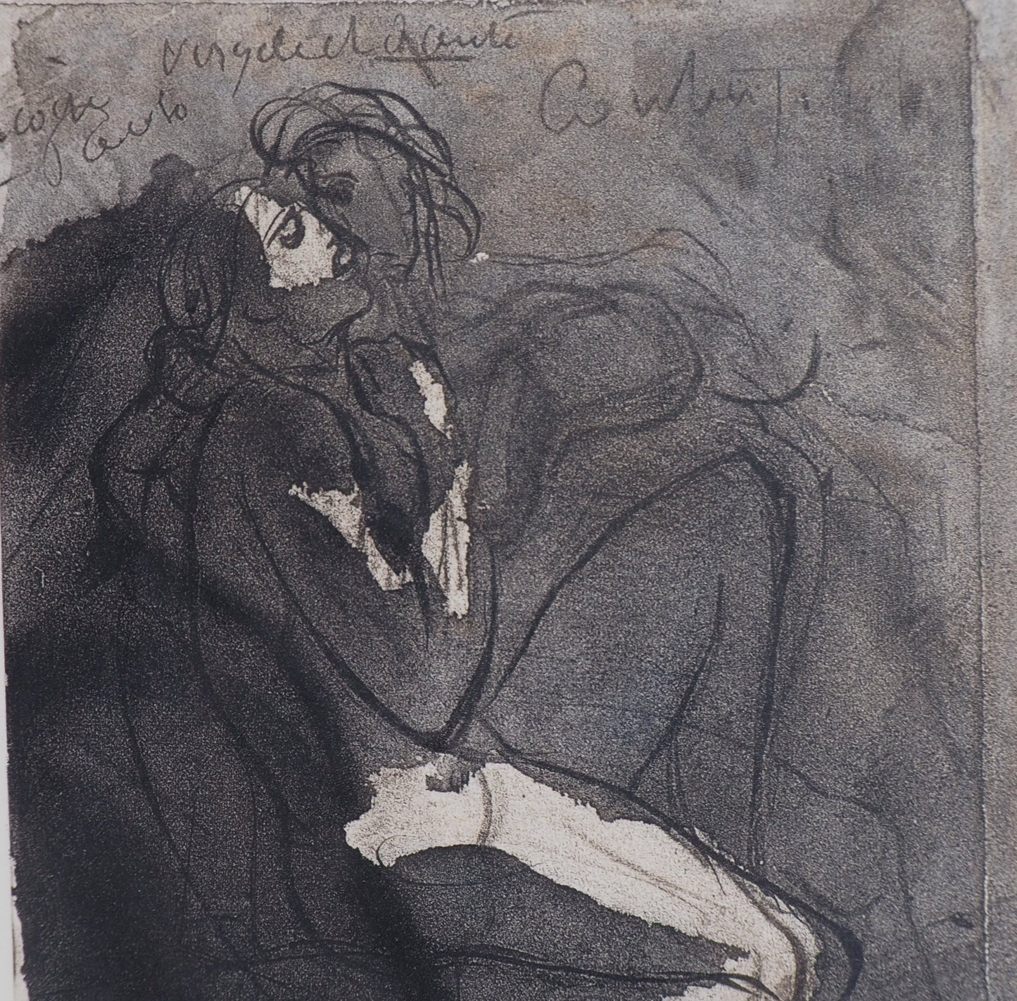 Auguste RODIN : Cercle des amours - Gravure
