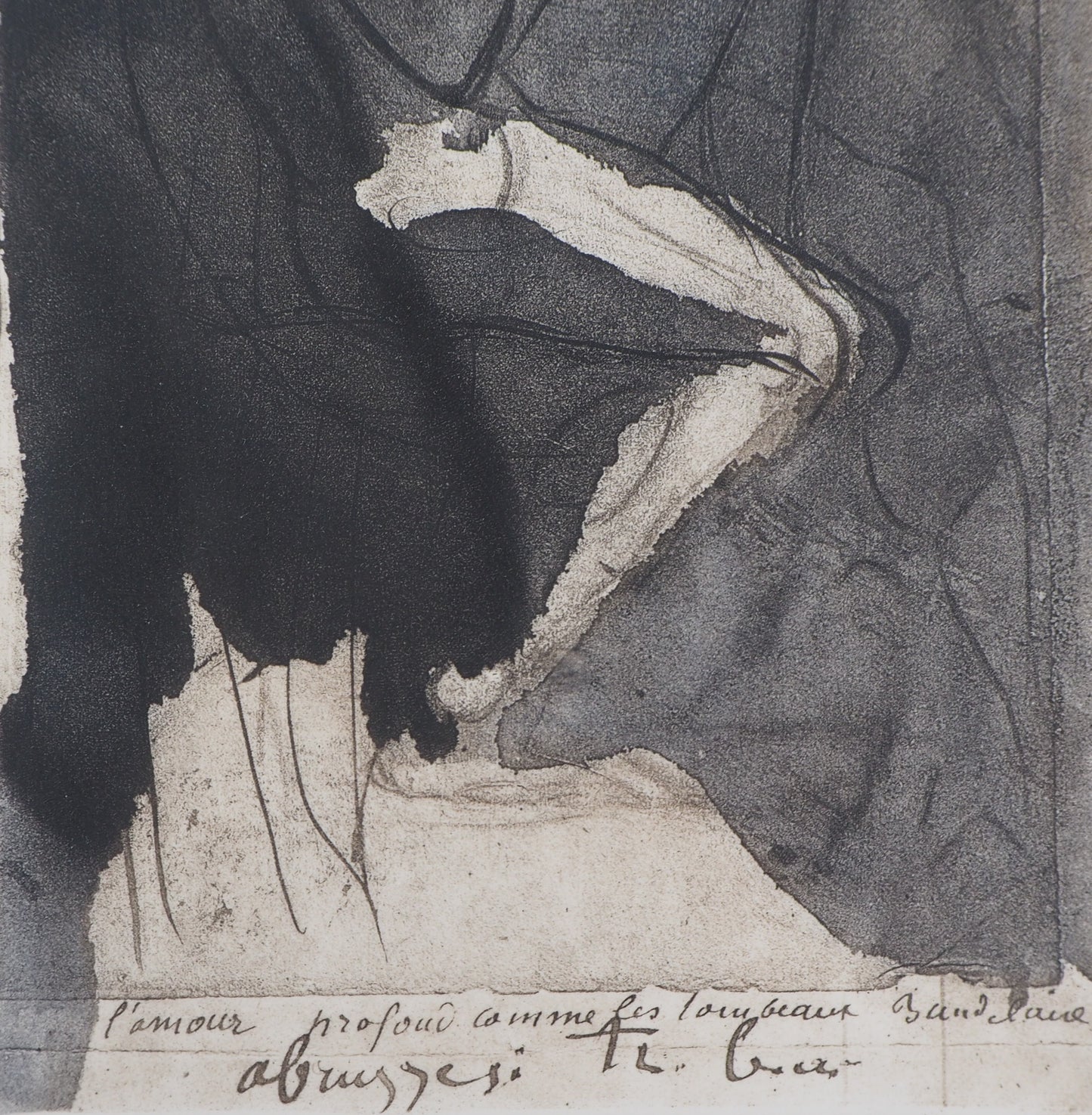 Auguste RODIN : Cercle des amours - Gravure
