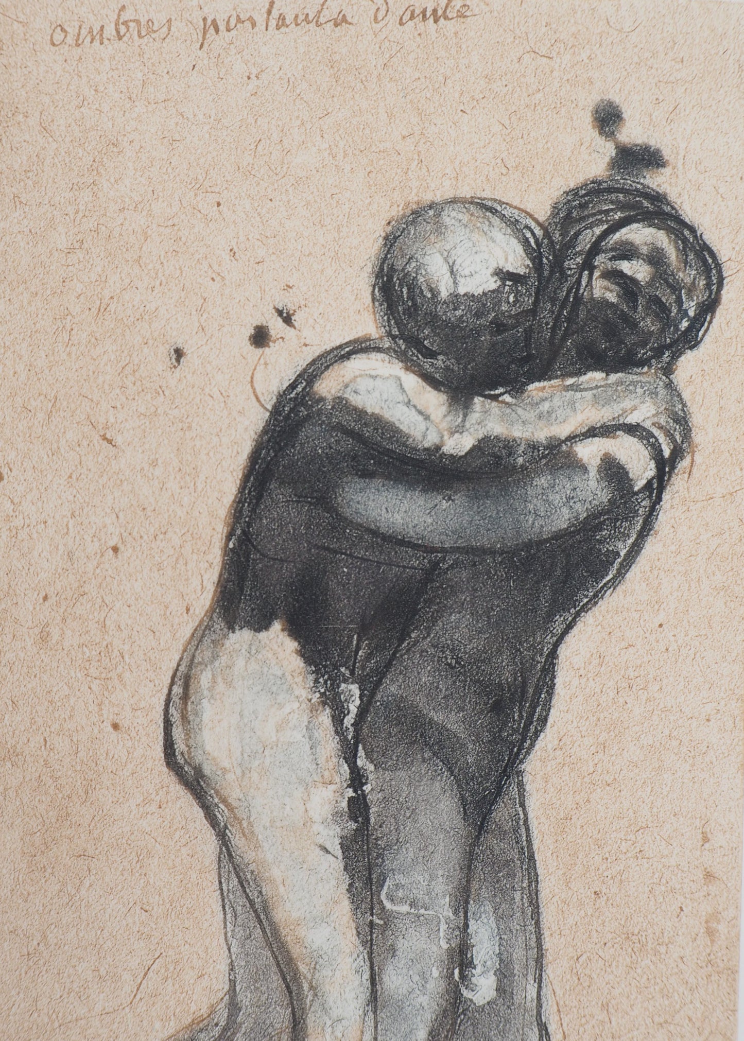 Auguste RODIN : Paul et Françoise de Rimini - Gravure
