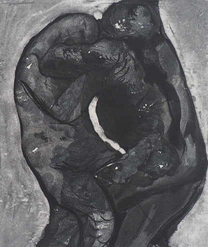 Auguste RODIN : Transmutation de l’homme et du reptile - Gravure