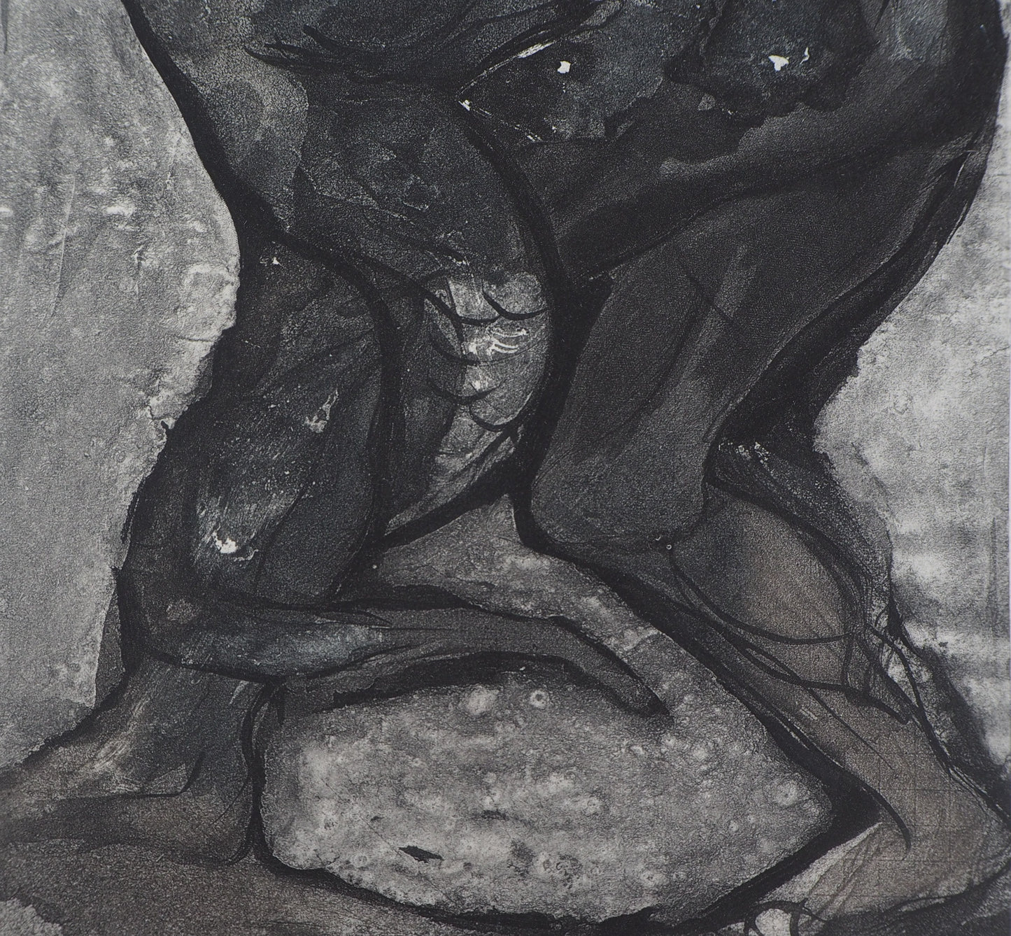 Auguste RODIN : Transmutation de l’homme et du reptile - Gravure