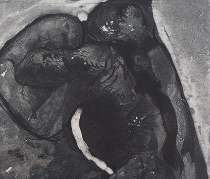 Auguste RODIN : Transmutation de l’homme et du reptile - Gravure