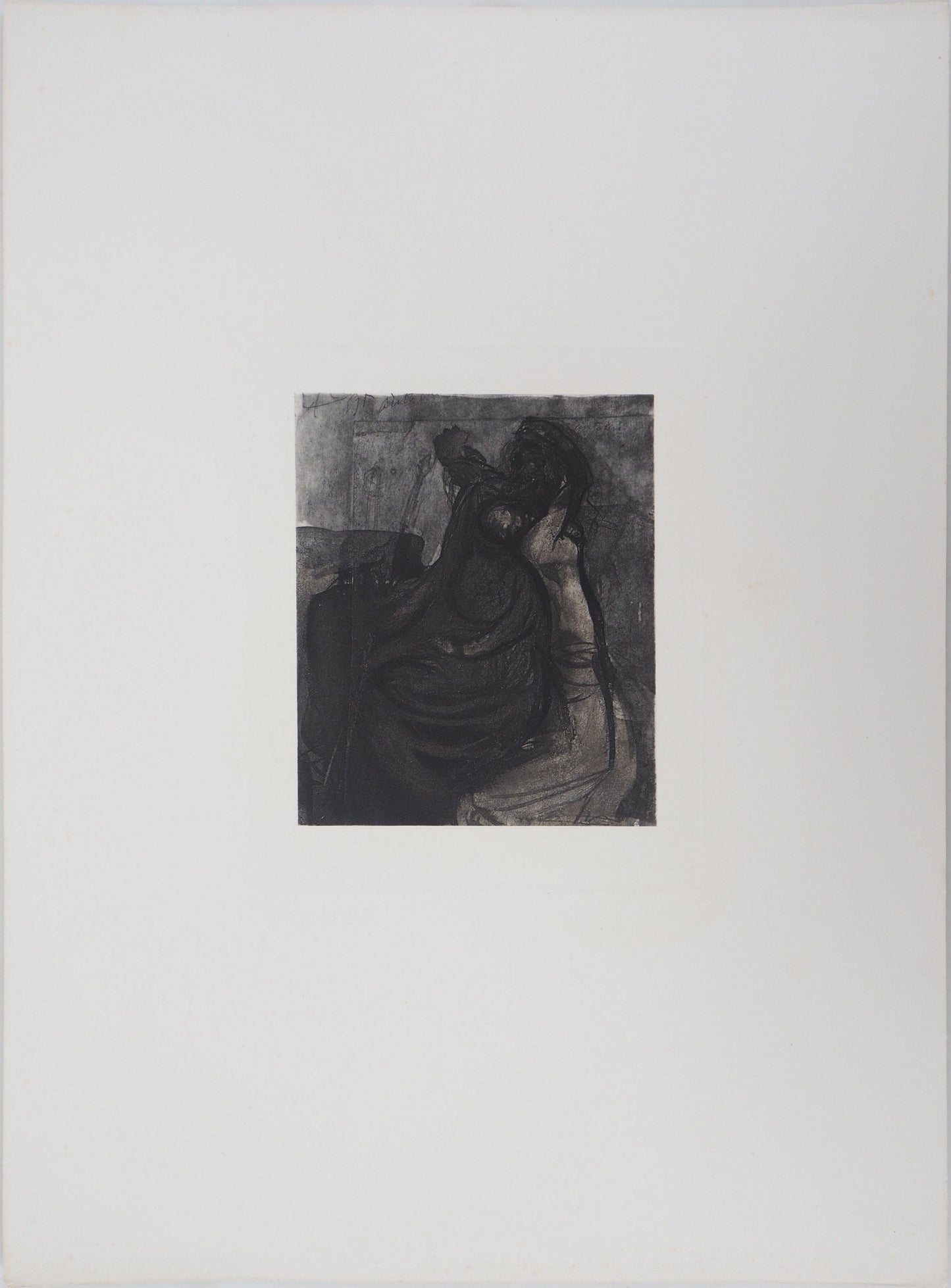 Auguste RODIN : Myrrha - Gravure