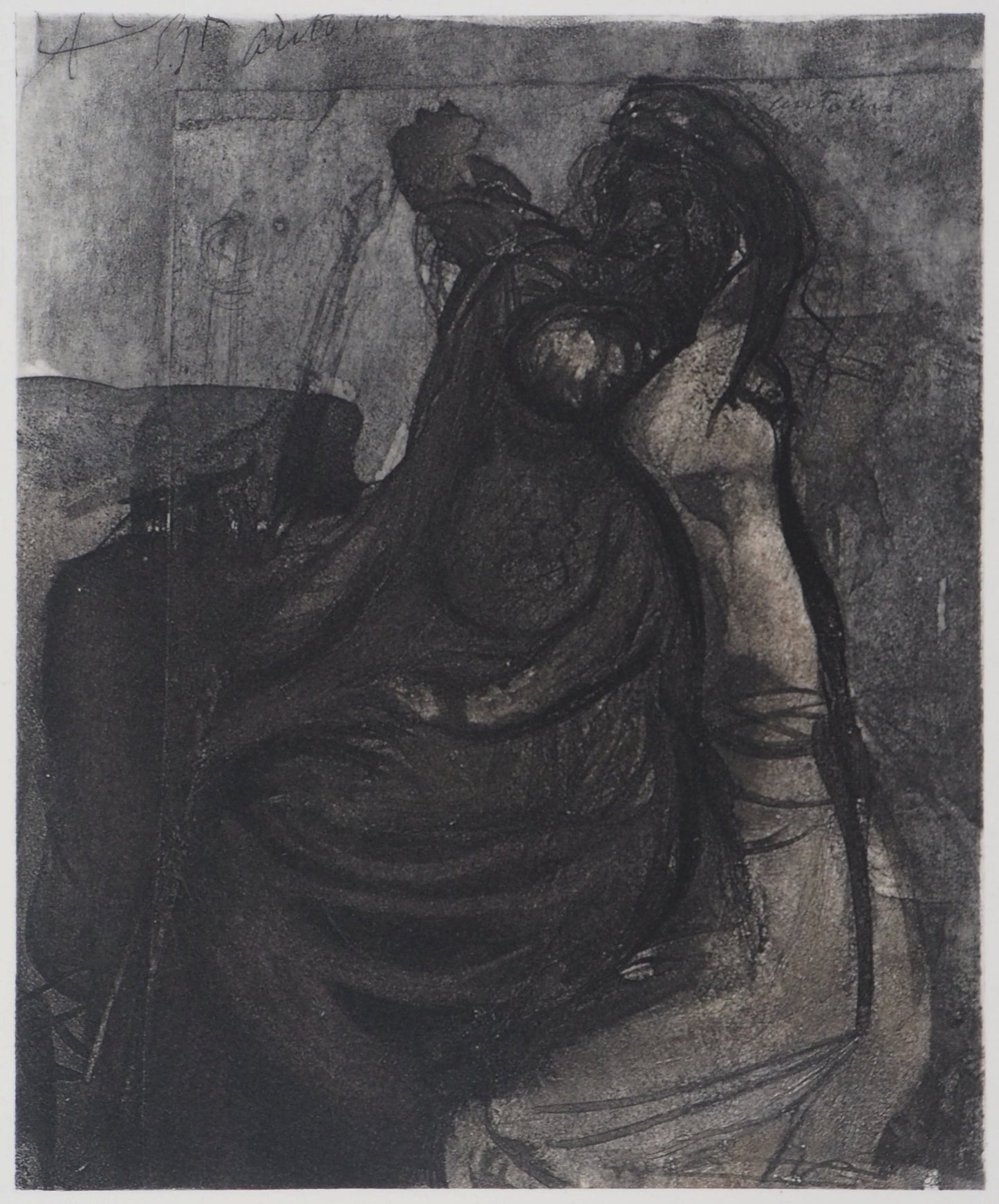 Auguste RODIN : Myrrha - Gravure