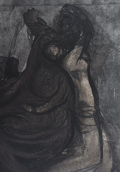 Auguste RODIN : Myrrha - Gravure