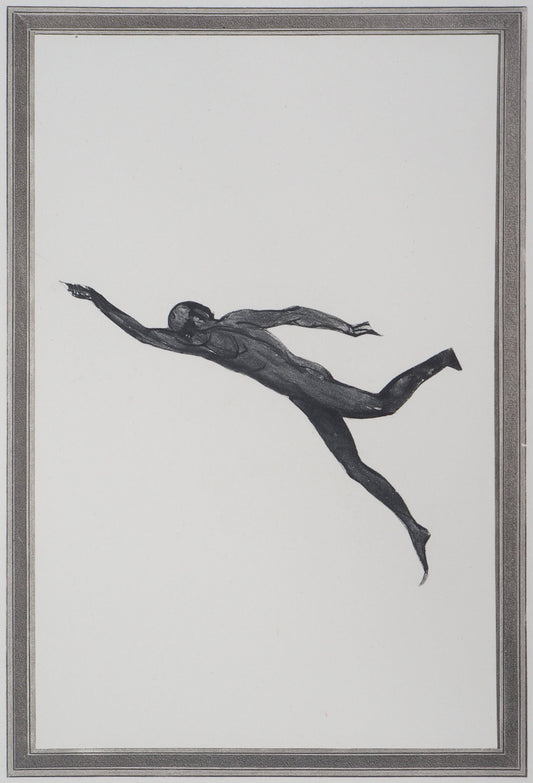 Auguste RODIN : Démon dans l’espace - Gravure