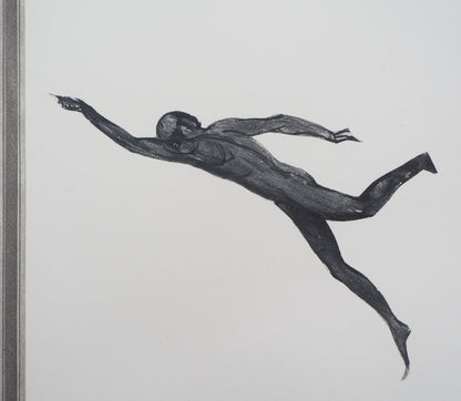 Auguste RODIN : Démon dans l’espace - Gravure
