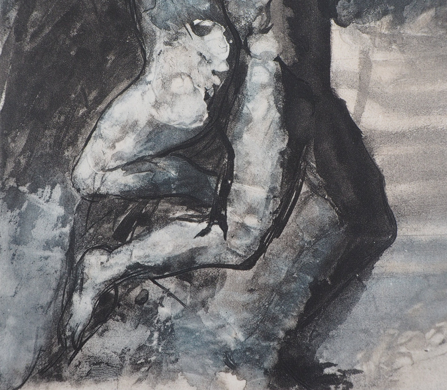 Auguste RODIN : Les amoureux - Gravure