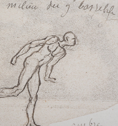 Auguste RODIN : Démon et ombre - Gravure