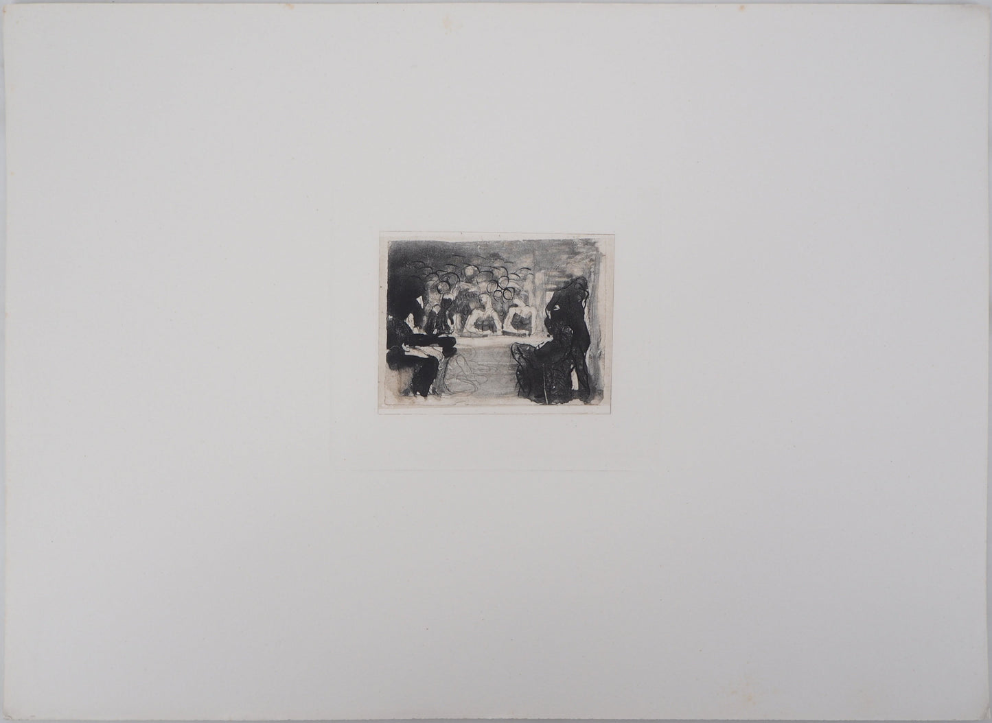 Auguste RODIN : Minos - Gravure