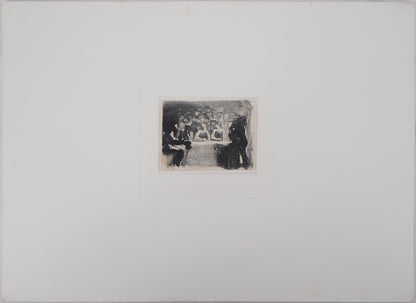 Auguste RODIN : Minos - Gravure