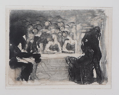 Auguste RODIN : Minos - Gravure