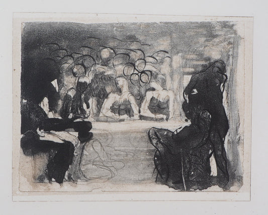 Auguste RODIN : Minos - Gravure