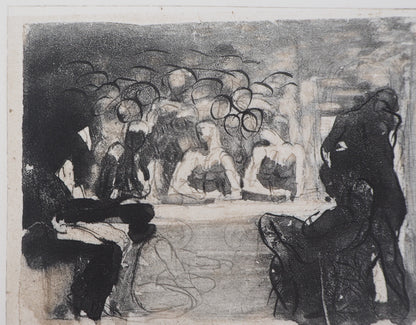 Auguste RODIN : Minos - Gravure