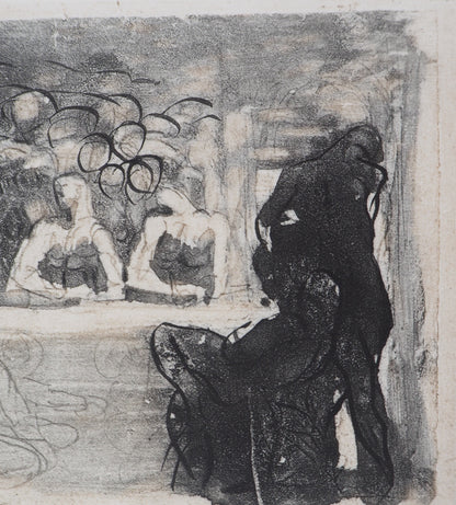 Auguste RODIN : Minos - Gravure